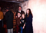 All of us in an underground chamber at Bath