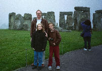 Tracy, Bill, and moi at Stonehenge